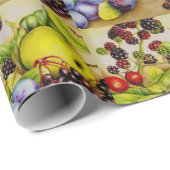 Früchte aus der Hedgerow Fine Art Packing Geschenkpapier (Rolleneckpunkt)