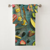 Früchte aus farbigem Eis Badhandtuch Set (Insitu)