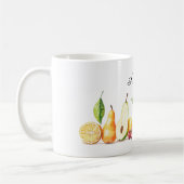 Früchte Birnen Kirschen Ananas Kaffeetasse (Links)