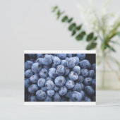 Früchte Blueberries Snack Obstbeeren Postkarte (Stehend Vorderseite)