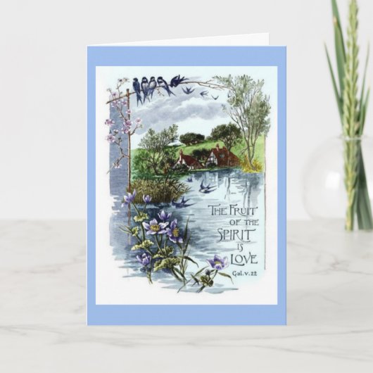 Früchte der Geist-Freundschaftskarte Karte (Vorderseite)
