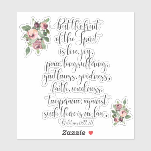 Früchte der Geisteswissenschaft Aufkleber (Blatt)