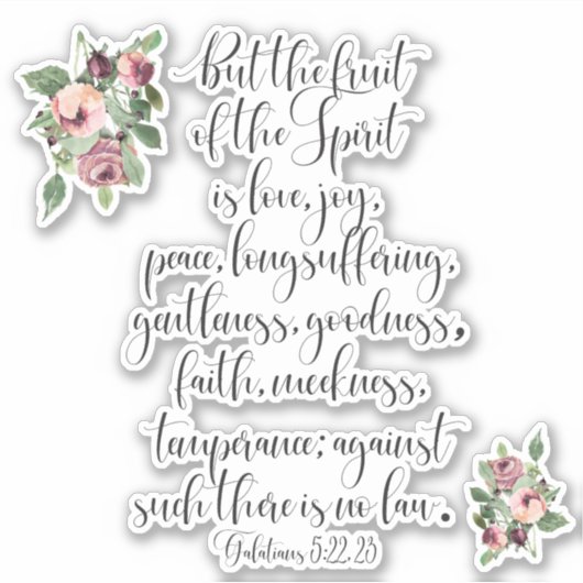 Früchte der Geisteswissenschaft Aufkleber (Vorderseite)