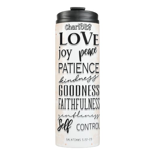 Früchte der Geistgalaten Thermosbecher (Vorderseite)