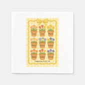 Früchte der geistgelben Blume Serviette (Vorderseite)