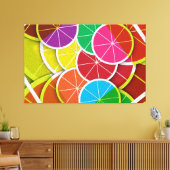 Früchte der Lemon farbigen Leinwand (Insitu (Wohnzimmer))