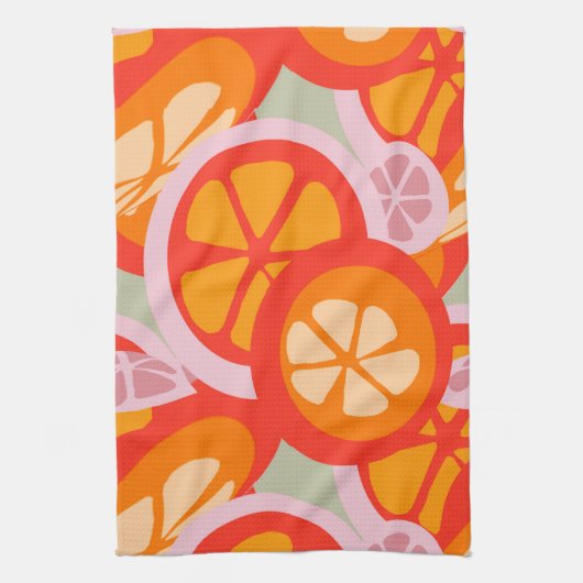 Früchte der Orangenfrucht Geschirrtuch (Vertikal)