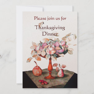 FRÜCHTE DER SAISON 5 Thanksgiving-Dinnerparty Einladung