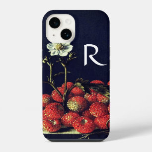 FRÜCHTE DER SAISON, ERDBEEREN UND ERDBEERBLÜTE iPhone HÜLLE