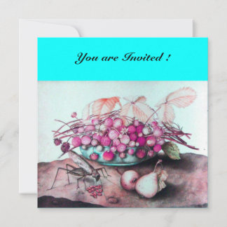 FRÜCHTE DER SAISON/STRAWBERRIES UND PEARS EINLADUNG