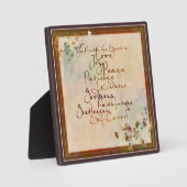 Früchte der Spirit Plaque Fotoplatte (Vorderseite)