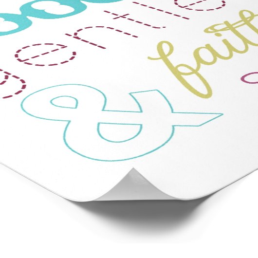 Früchte des Geistes "Cranberries" Poster (Ecke)