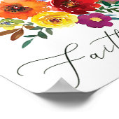 Früchte des Geistes floral Poster (Ecke)