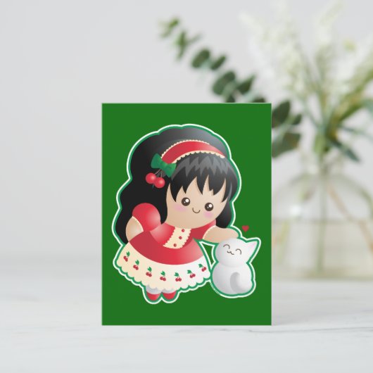 Früchte des Geistes: Freundlichkeit Postkarte (Stehend Vorderseite)