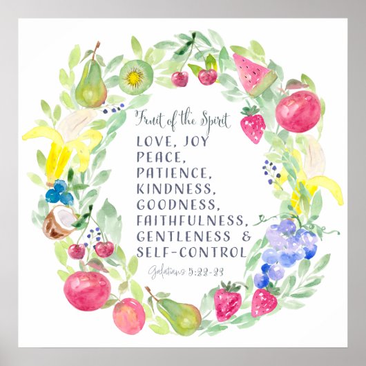 Früchte des Geistes - Galaten Poster (Vorne)