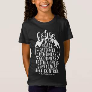 Früchte des Geistes Galatians Mädchen Geschenk T-Shirt