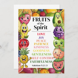 Früchte des Geistes Hinweiskarte