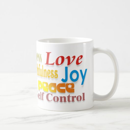 Früchte des Geistes Kaffeetasse (Rechts)