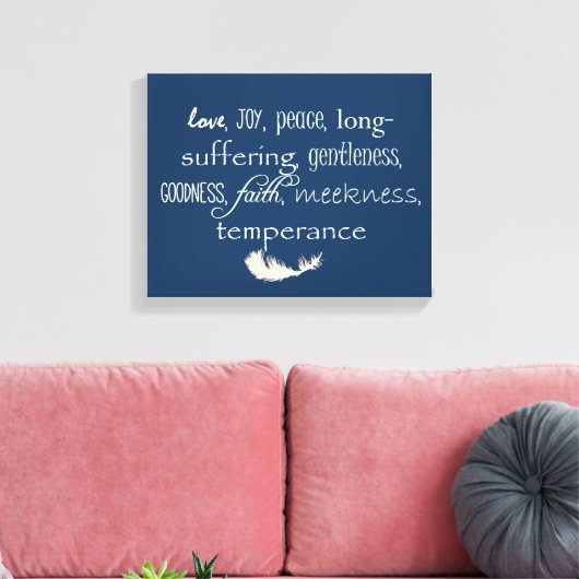 Früchte des Geistes Leinwanddruck (Insitu (Wohnzimmer))