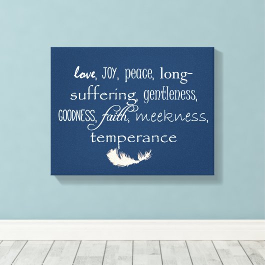 Früchte des Geistes Leinwanddruck (Insitu (Holzboden))