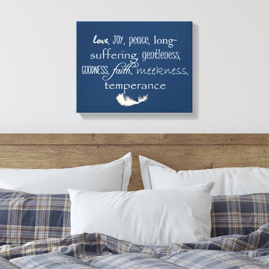 Früchte des Geistes Leinwanddruck (Insitu (Schlafzimmer))