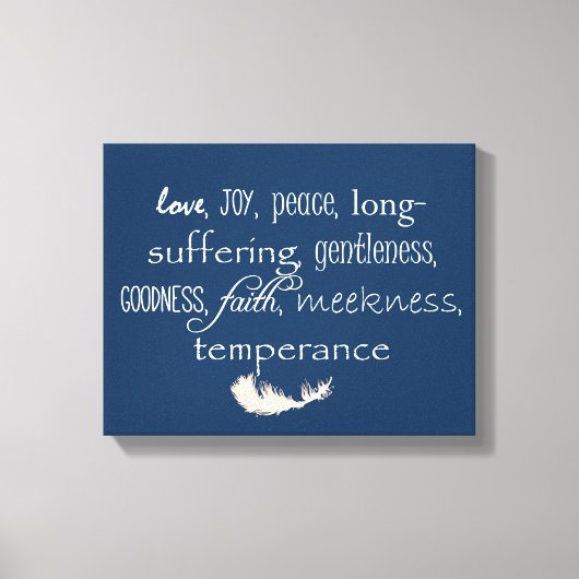 Früchte des Geistes Leinwanddruck (Vorderseite)