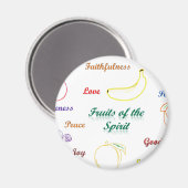 Früchte des Geistes Magnet (Vorderseite/Rückseite)