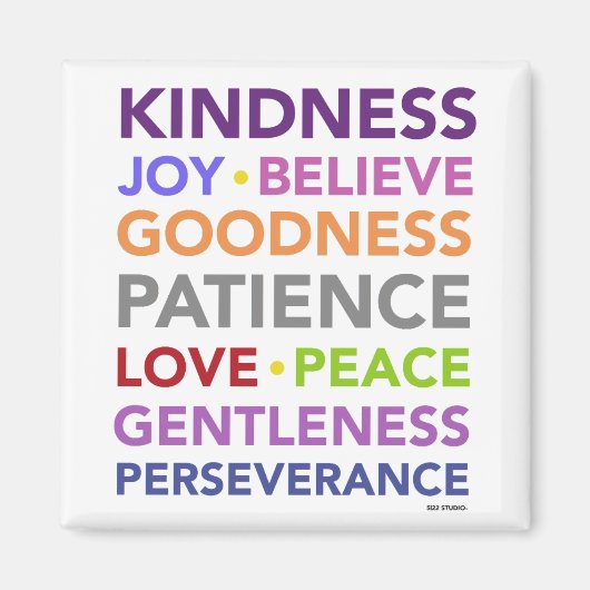 Früchte des Geistes Magnet (Vorne)