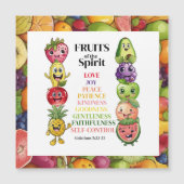 Früchte des Geistes Magnetkarte (Vorderseite)