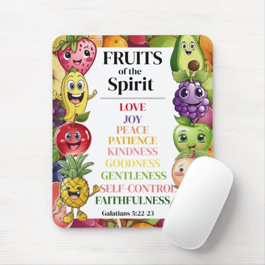 Früchte des Geistes Mousepad (Mit Mouse)