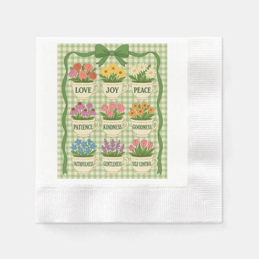 Früchte des Geistes Napkins Serviette (Vorderseite)