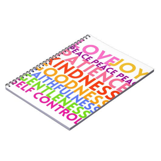 Früchte des Geistes Notizblock (Linke Seite)