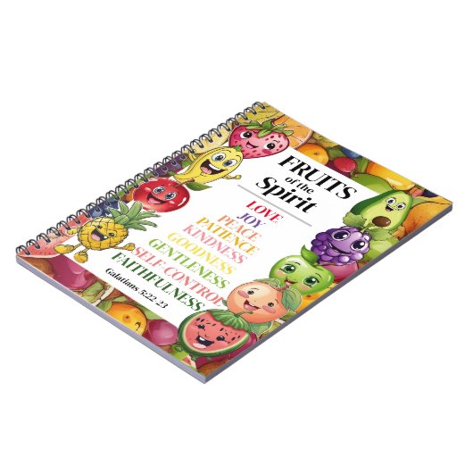 Früchte des Geistes Notizblock (Linke Seite)