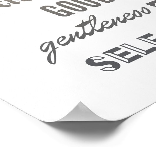 Früchte des Geistes Poster (Ecke)