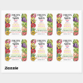 Früchte des Geistes Quadratischer Aufkleber (Blatt)