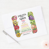 Früchte des Geistes Quadratischer Aufkleber (Umschlag)