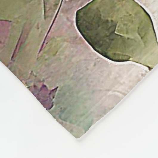 Früchte des Geistes, rosa Blüte Fleecedecke (Ecke)