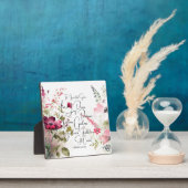 Früchte des Geistes, rosa Blüte Fotoplatte (InSitu)