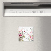 Früchte des Geistes, rosa Blüte Magnet (In Situ (Geschirrspüler))