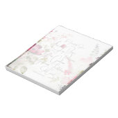 Früchte des Geistes, rosa Blüte Notizblock (Rotiert)