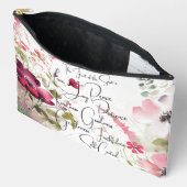 Früchte des Geistes, rosa Blüte Zubehörtasche (Offen)