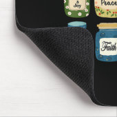 Früchte des Geistes sind mein Jam Christian Religi Mousepad (Ecke)