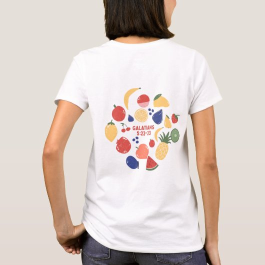 Früchte des Geistes T-Shirt (Rückseite)