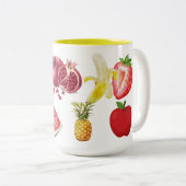 Früchte des Geistes Zweifarbige Tasse (VorderseiteRechts)