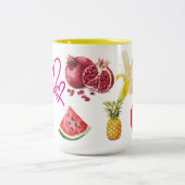 Früchte des Geistes Zweifarbige Tasse (Mittel)