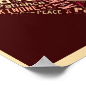 Früchte des Geistplakats Poster (Ecke)