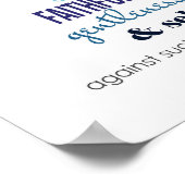 Früchte des Geistplakats Poster (Ecke)