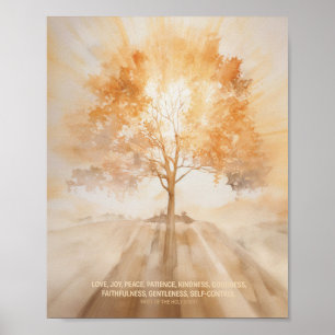 Früchte des Heiligen Geistes, Digitaldruck, Skizze Poster