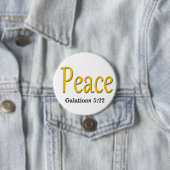 Früchte des Heiligen Geistes ~ Friede ~ Button (Beispiel)