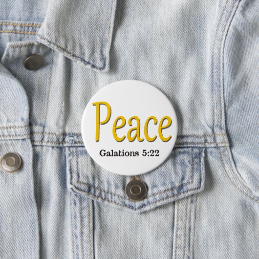 Früchte des Heiligen Geistes ~ Friede ~ Button (Beispiel)